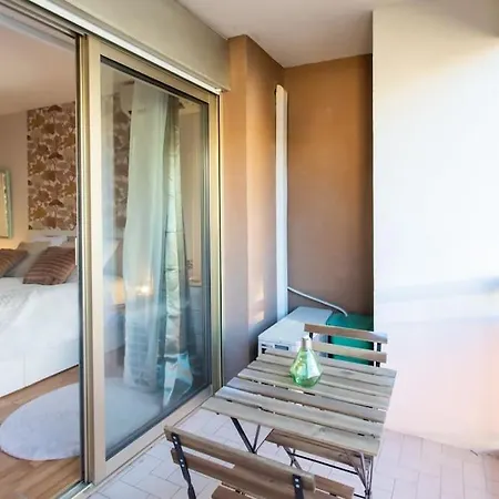 A10 - 1 Bdr Heart Of Juan Les Pins 5 Min Sea - Ac & Balconies Antibes