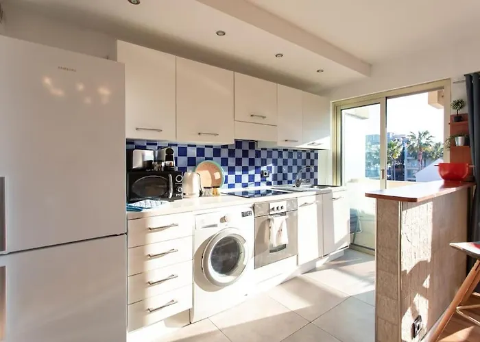 A10 - Staywiz Us -1 Bdr Heart Of Juan Les Pins 5 Min Sea - Ac & Balconies Antibes