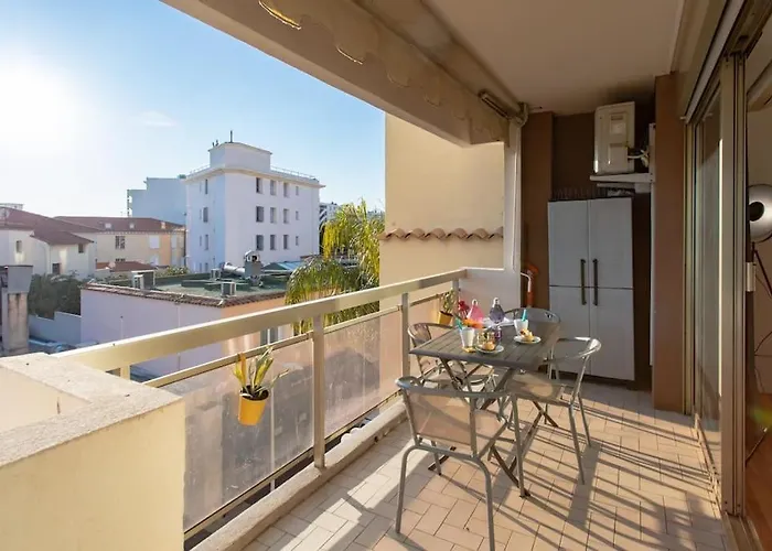 Apartamento A10 - Staywiz Us -1 Bdr Heart Of Juan Les Pins 5 Min Sea - Ac & Balconies *